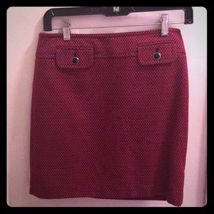 Wool pencil skirt